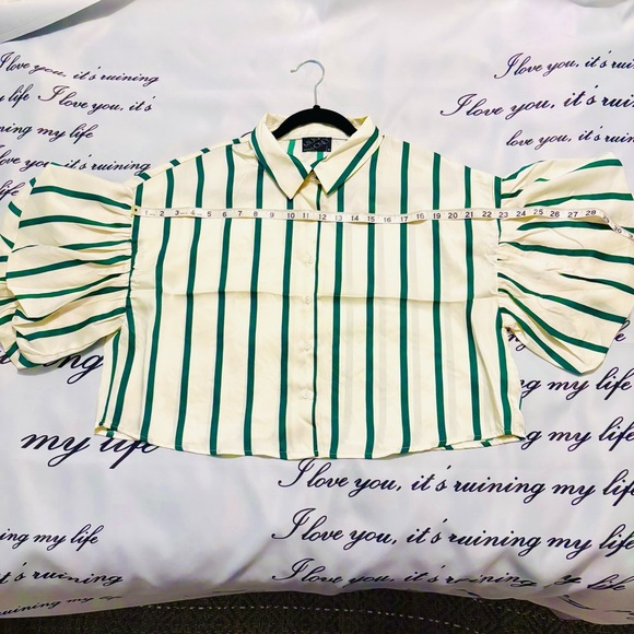 💖 Taylor Swift Lyric The Lakes or Don’t call me kid blouse - Picture 3 of 3